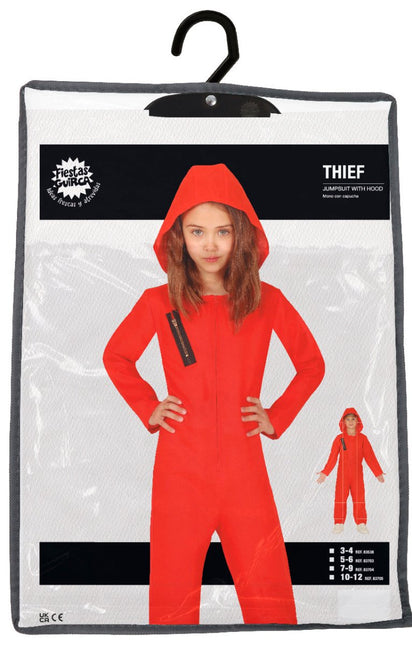 La Casa de Papel Jumpsuit Rood van Fiestas Guirca koop je bij Partywinkel