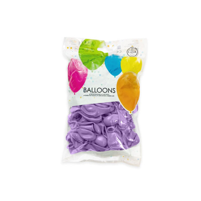 Lavendel Ballonnen 13cm 100st van WeFiesta koop je bij Partywinkel