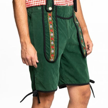 Lederhose Kort Groen van Partychimp koop je bij Partywinkel