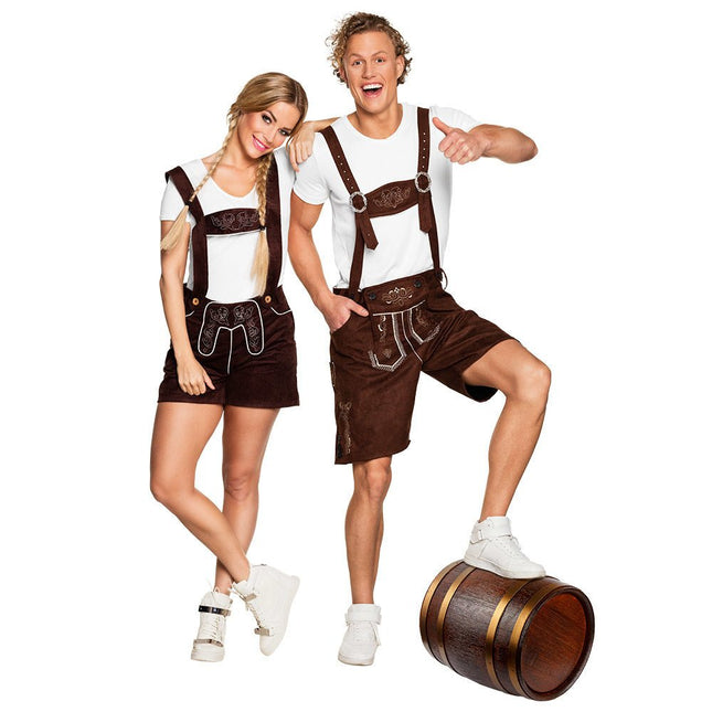 Lederhose Kort L van Boland koop je bij Partywinkel