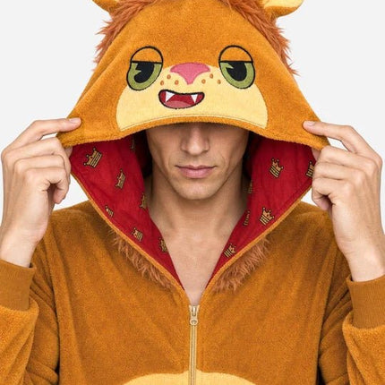 Leeuw Onesie Unisex Bruin van OppoSuits koop je bij Partywinkel