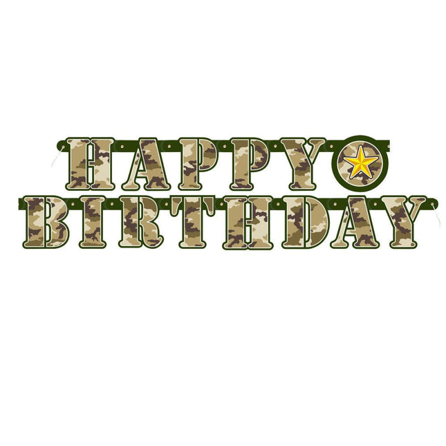 Leger Letterslinger Happy Birthday 1,64m van Unique koop je bij Partywinkel