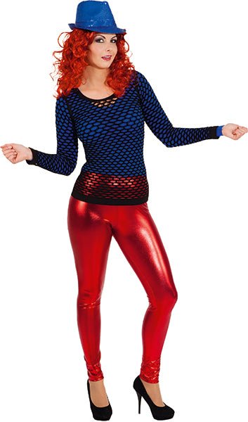 Leggings – Rood van Orlob koop je bij Partywinkel