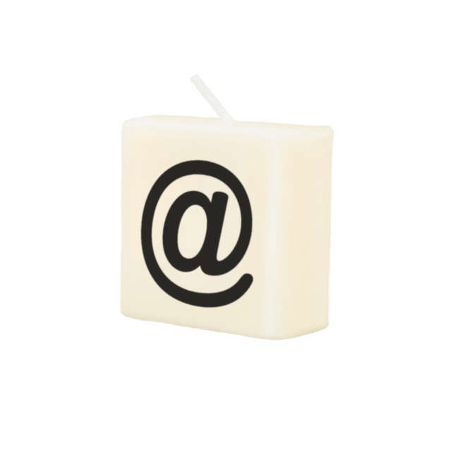 Letter Kaarsje @ 4cm van Paper Dreams koop je bij Partywinkel