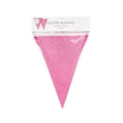 Licht Roze Slingers Glitter 6m van WeFiesta koop je bij Partywinkel