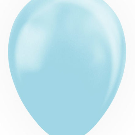 Lichtblauwe Ballonnen Pastel Macaron 30cm 10st van WeFiesta koop je bij Partywinkel