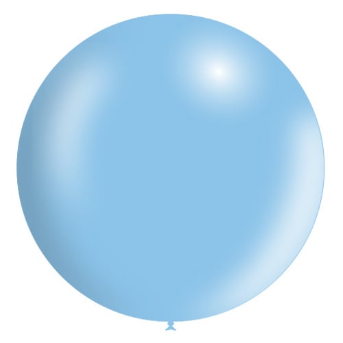 Lichtblauwe Reuze Ballon XL Metallic 91cm - Partywinkel - 8436440881596