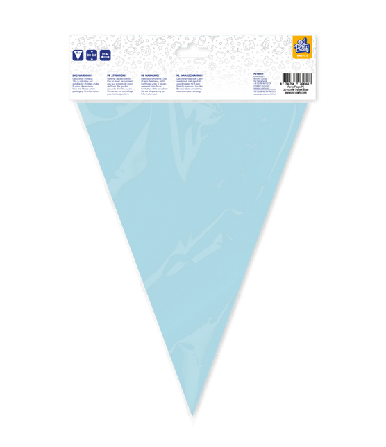 Lichtblauwe Slinger Pastel 10m van Paper Dreams koop je bij Partywinkel