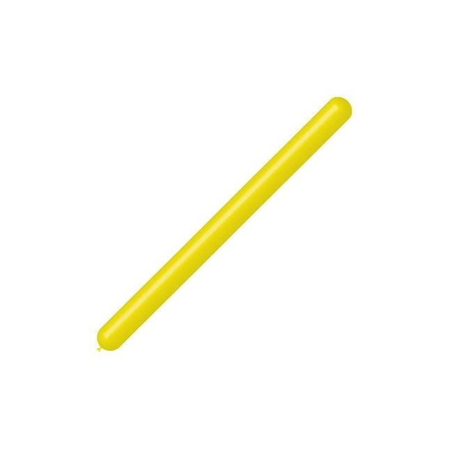 Lichtgele Modelleerballonnen 7,5cm 150cm 100st van Balloonia koop je bij Partywinkel