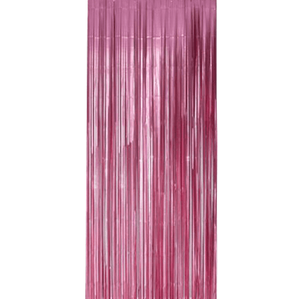 Lichtroze Deurgordijn Folie 2,4m van WeFiesta koop je bij Partywinkel