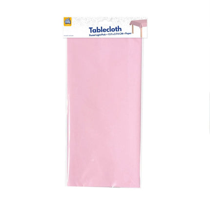 Lichtroze Tafelkleed Pastel 2,74m van Paper Dreams koop je bij Partywinkel