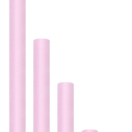 Lichtroze Tule Rol Pastel 30cm 9m van Partydeco koop je bij Partywinkel
