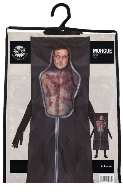 lijken zak Halloween Kostuum zwarte L van Fiestas Guirca koop je bij Partywinkel