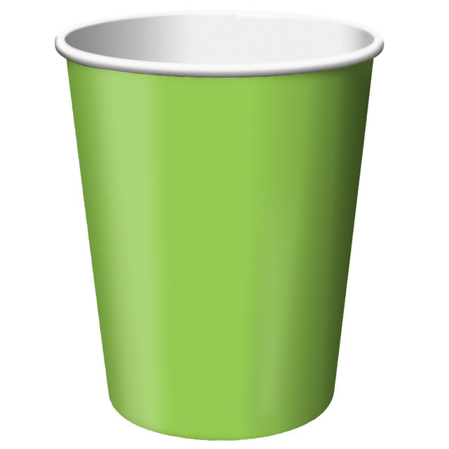Lime Groene Bekers 256ml 24st van Creative Converting koop je bij Partywinkel