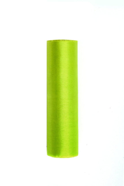 Lime Groene Organza Stof 16cm 9m van Partydeco koop je bij Partywinkel