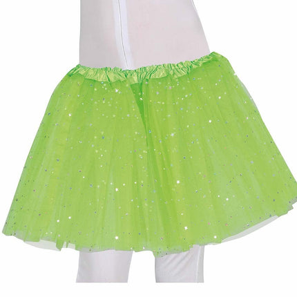 Lime Groene Tutu Sterren 30cm van Fiestas Guirca koop je bij Partywinkel