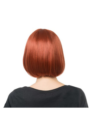 Perruque Lova, couleur acajou-roux, 30 cm