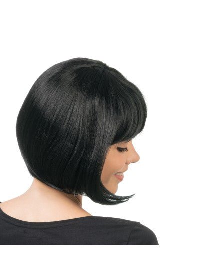 Lova Pruik Zwart 30cm van CHAKS koop je bij Partywinkel