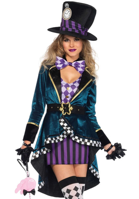 Mad Hatter Jurk Dames Leg Avenue - Partywinkel - 714718517742