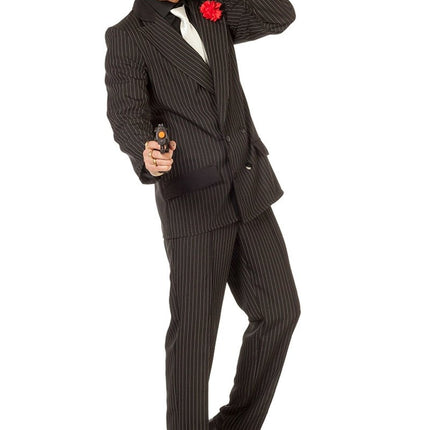 Maffia Kostuum Zwart Wit van Wilbers & Wilbers koop je bij Partywinkel