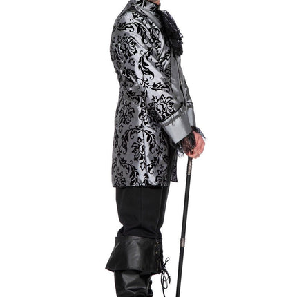 Markies Kostuum Grijs Zwart Heren van Wilbers & Wilbers koop je bij Partywinkel