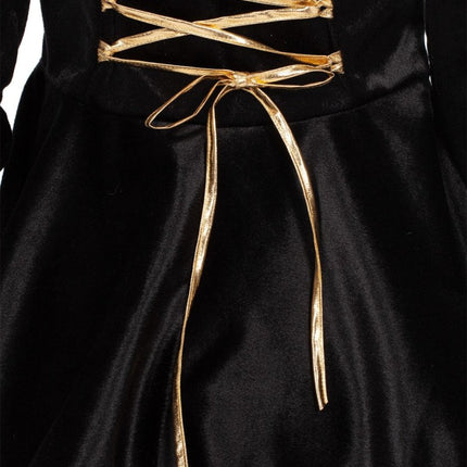 Markiezin Jas Zwart Goud Dames van Wilbers & Wilbers koop je bij Partywinkel