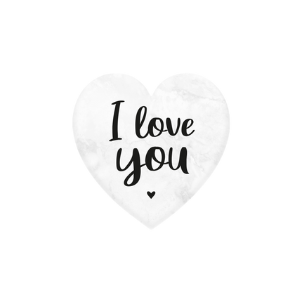 Je t'aime Coeur en marbre 5cm