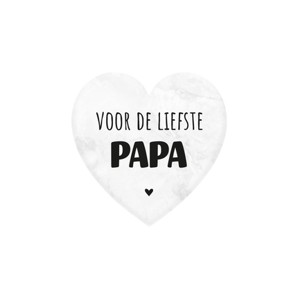 Coeur en marbre Dearest Daddy 5cm