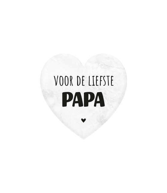 Coeur en marbre Dearest Daddy 5cm