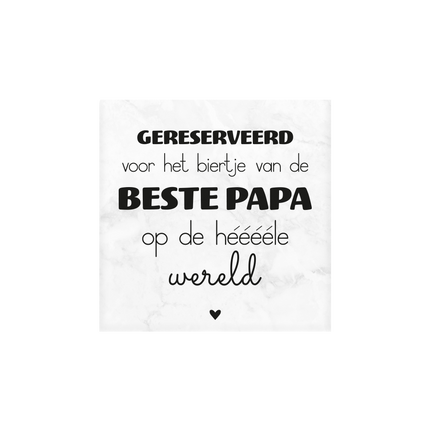 Sous-verres en marbre Dear Daddy 10cm