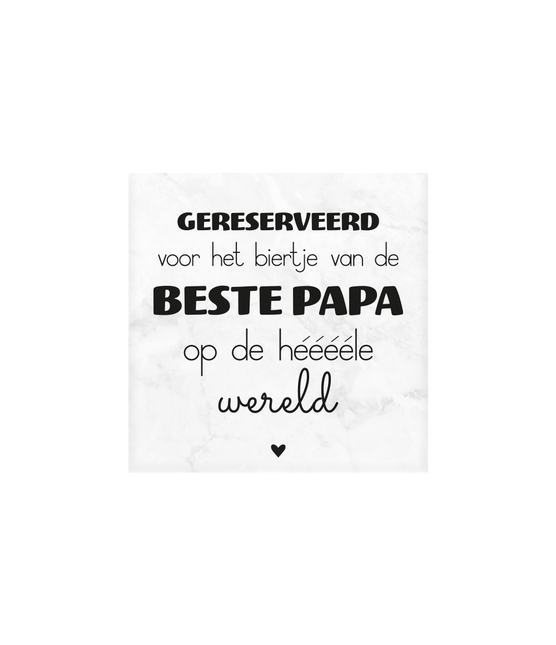 Sous-verres en marbre Dear Daddy 10cm