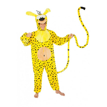 Costume de Marsupilami pour adultes avec queue de 2 m