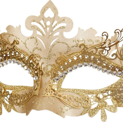 Metalen Masker – Goud van Orlob koop je bij Partywinkel