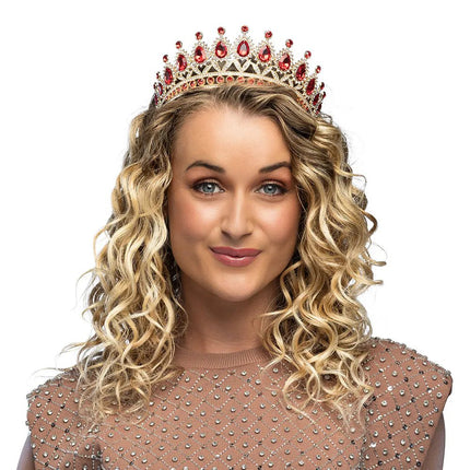 Metalen tiara Royal Christina van Boland koop je bij Partywinkel