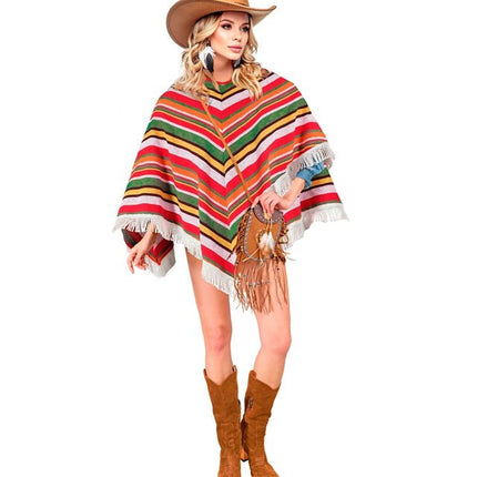 Mexicaanse Poncho One Size van Widmann koop je bij Partywinkel