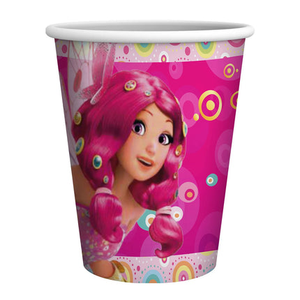 Tasses Mia And Me roses, lot de 10
