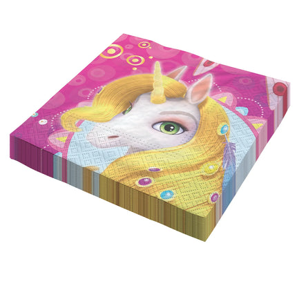 Serviettes Mia And Me 33 cm, lot de 20