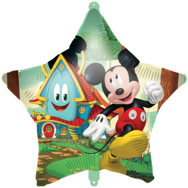 Mickey Mouse Helium Ballon Ster Leeg 46cm van Procos koop je bij Partywinkel