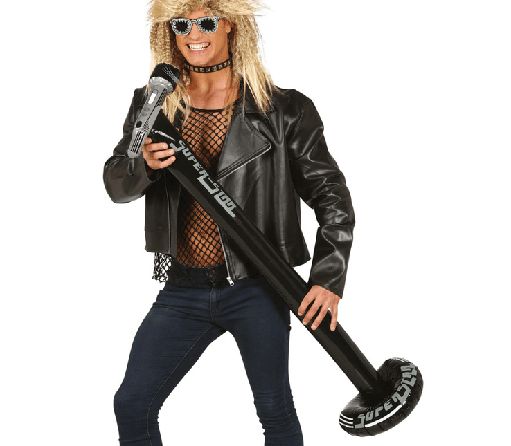 Microfoon Opblaasbaar 1,12m van Fiestas Guirca koop je bij Partywinkel