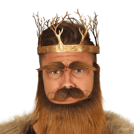 Middeleeuwse Koningskroon Goud van Fiestas Guirca koop je bij Partywinkel