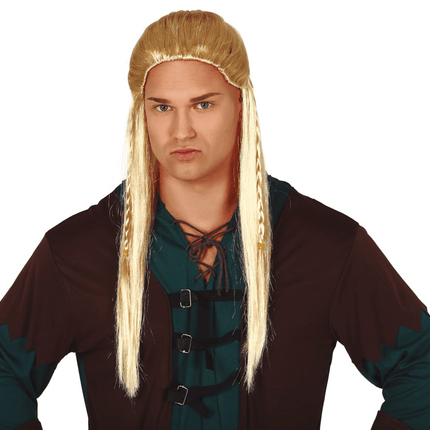 Middeleeuwse Pruik Blond van Fiestas Guirca koop je bij Partywinkel