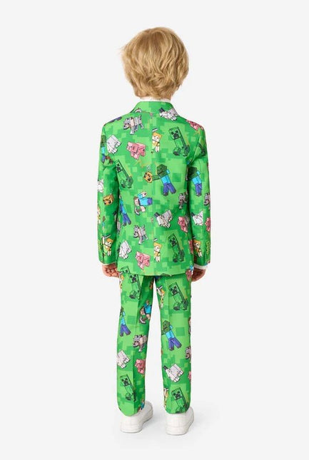 Minecraft Kostuum Jongens Groen van Mojang koop je bij Partywinkel