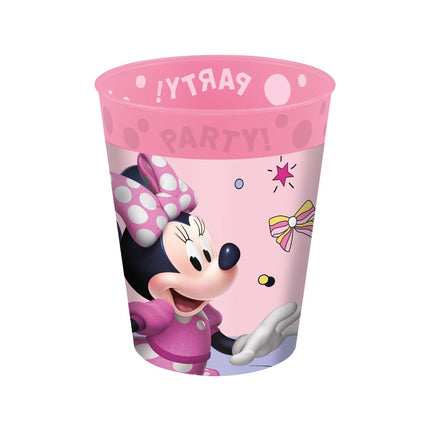 Minnie Mouse Bekers Roze 250ml 4st van Procos koop je bij Partywinkel
