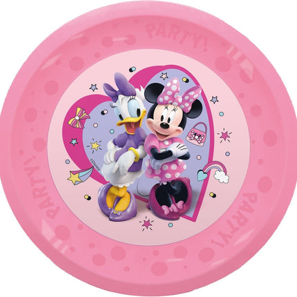 Minnie Mouse Borden Herbruikbaar 21cm 4st - Partywinkel - 5201184962633