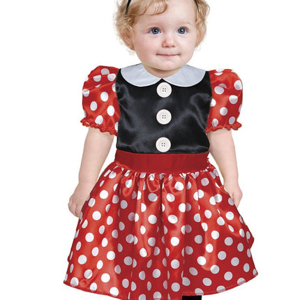 Minnie Mouse Kostuum Rood Wit Baby van Fiestas Guirca koop je bij Partywinkel