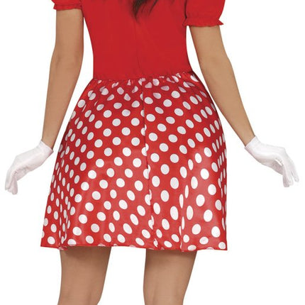 Minnie Mouse Kostuum Rood Wit Dames van Fiestas Guirca koop je bij Partywinkel