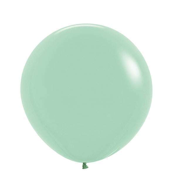 Mintgroene Ballonnen 61cm 3st van Sempertex koop je bij Partywinkel