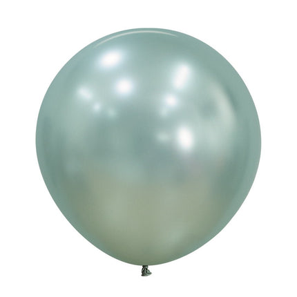 Mintgroene Ballonnen Silk 61cm 3st van Sempertex koop je bij Partywinkel