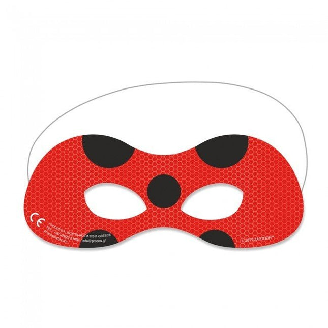 Miraculous Maskers 6st van Procos koop je bij Partywinkel