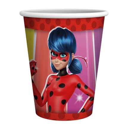 Gobelets Miraculous 250 ml, lot de 10